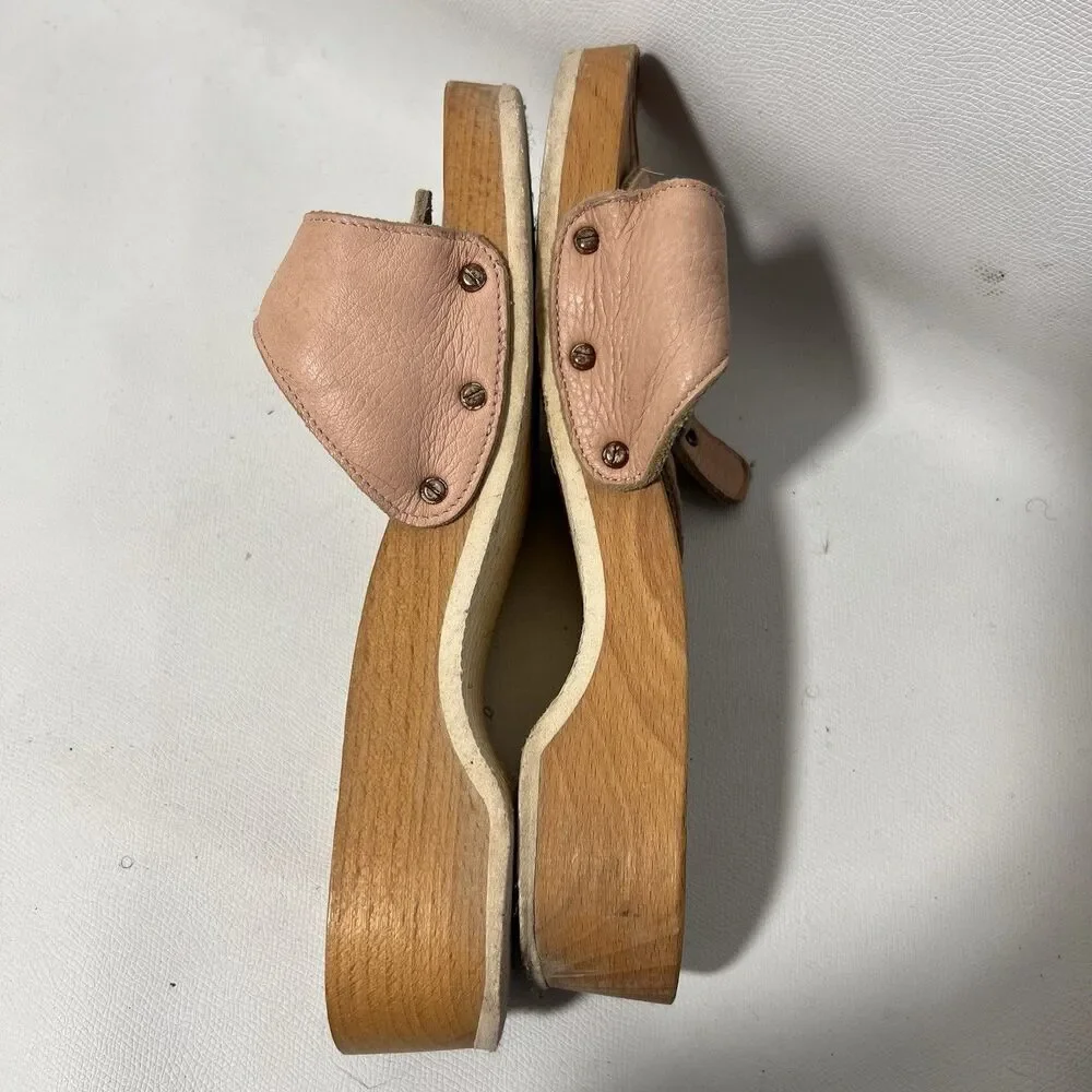 Burberry clog sandals